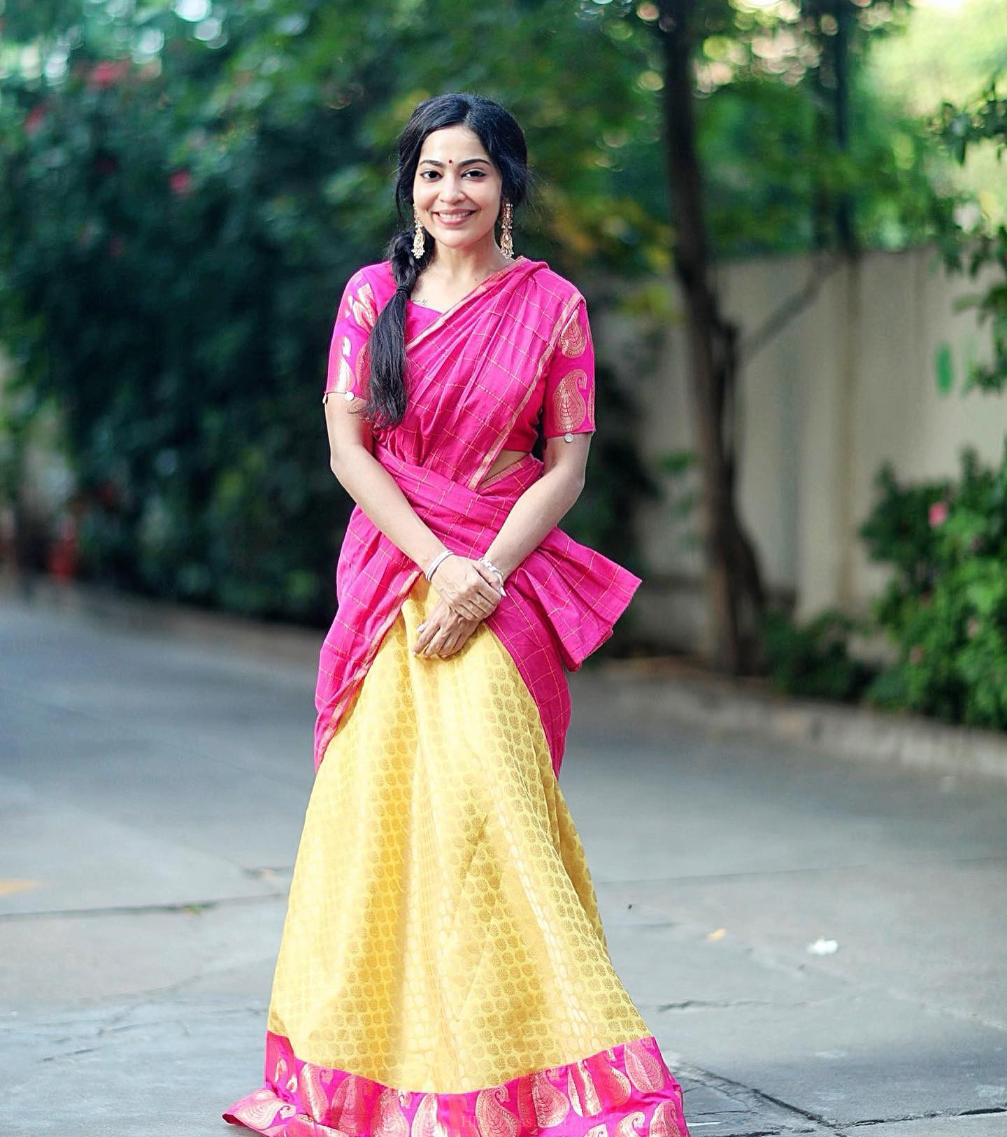 South Indian TV Actress Ramya Subramanian in Red Dress | HDactress.com
