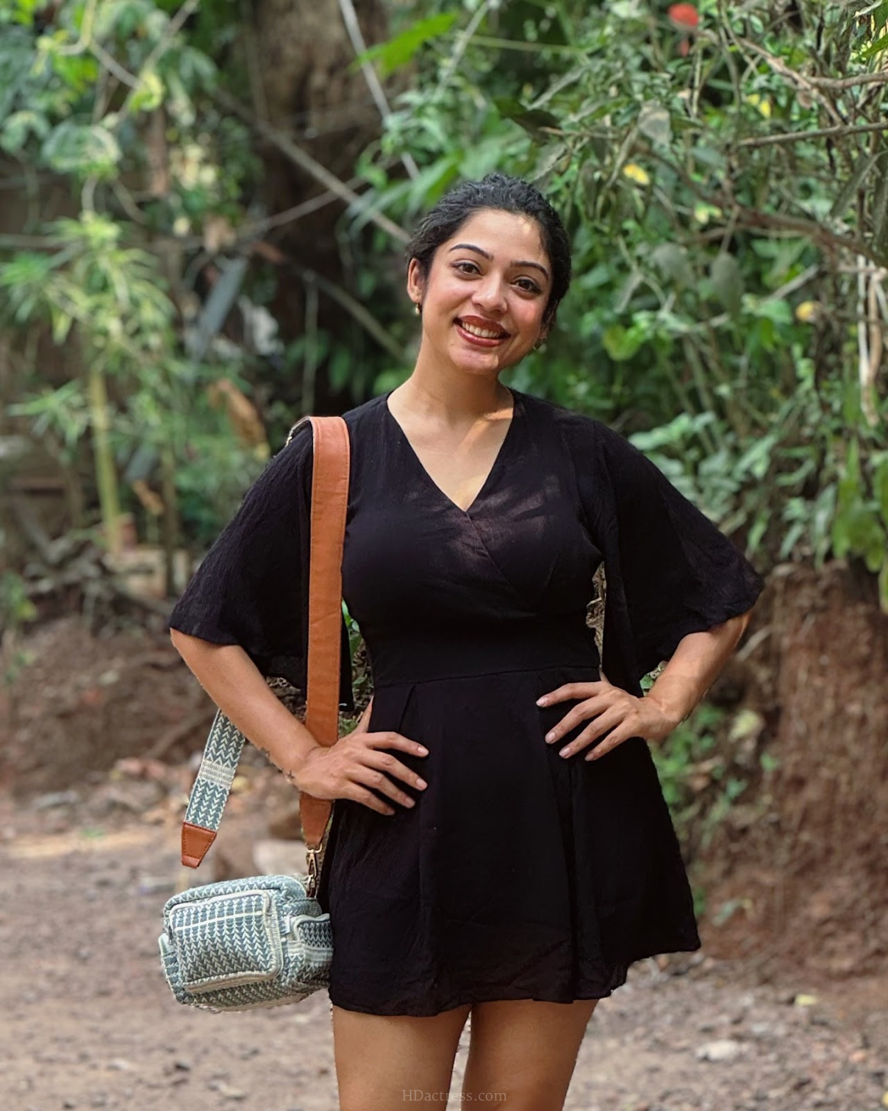 Varsha Bollamma Dazzles in a Sleek Black Dress
