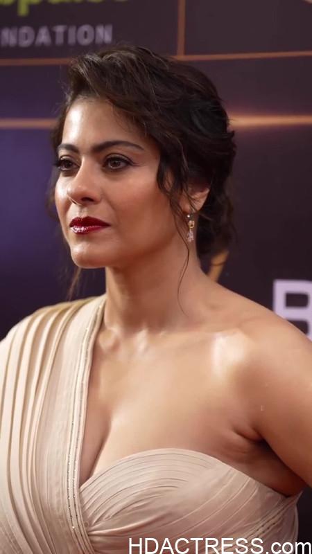 Kajol Devgan’s One-Shoulder Dress Look Breaks the Internet – See Photos! - Image 3 KAJOL DEVGAN CLEAVAGE SHOW