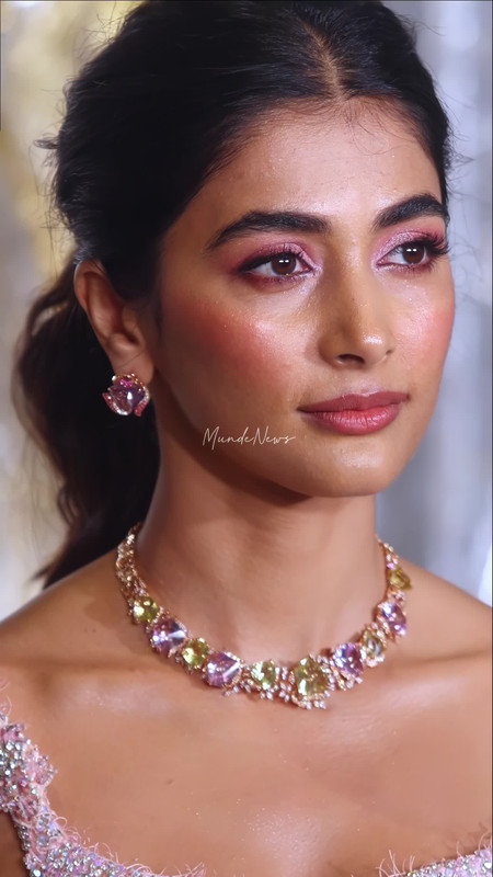 See The Viral Backless Outfit: Pooja Hegde’s Most Tempting Photos Yet - Image 4 Pooja Hegde face
