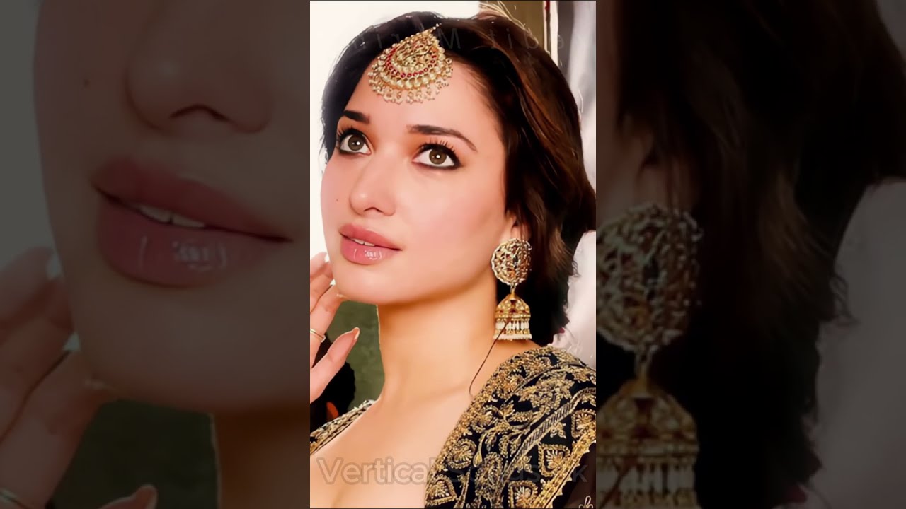 Tamannaah Bhatia Stuns in a Golden Lehenga - Image 2 High quality