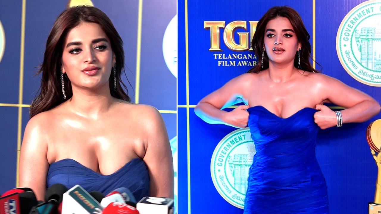 Nidhhi Agerwal’ Strapless V-Neck Corseted Back Photos Go Viral Instantly - Image 1