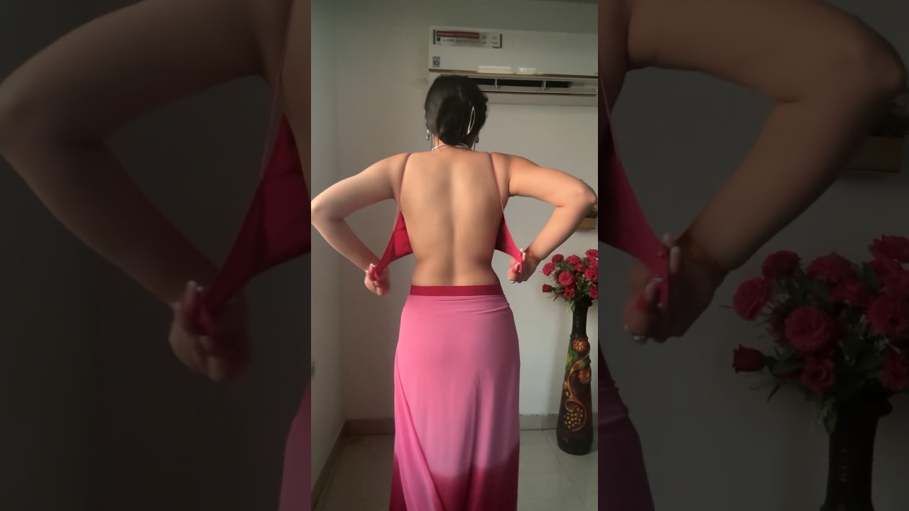 Tanya Mittal Stuns Fans in Backless Blouse Saree Photos - Image 1