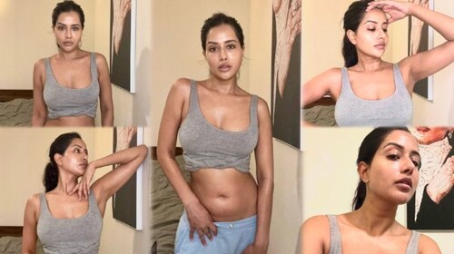 Raiza sexy pose, Instagram exclusive photos, glamorous look, viral social media star, stylish fashion shoot, alluring expression