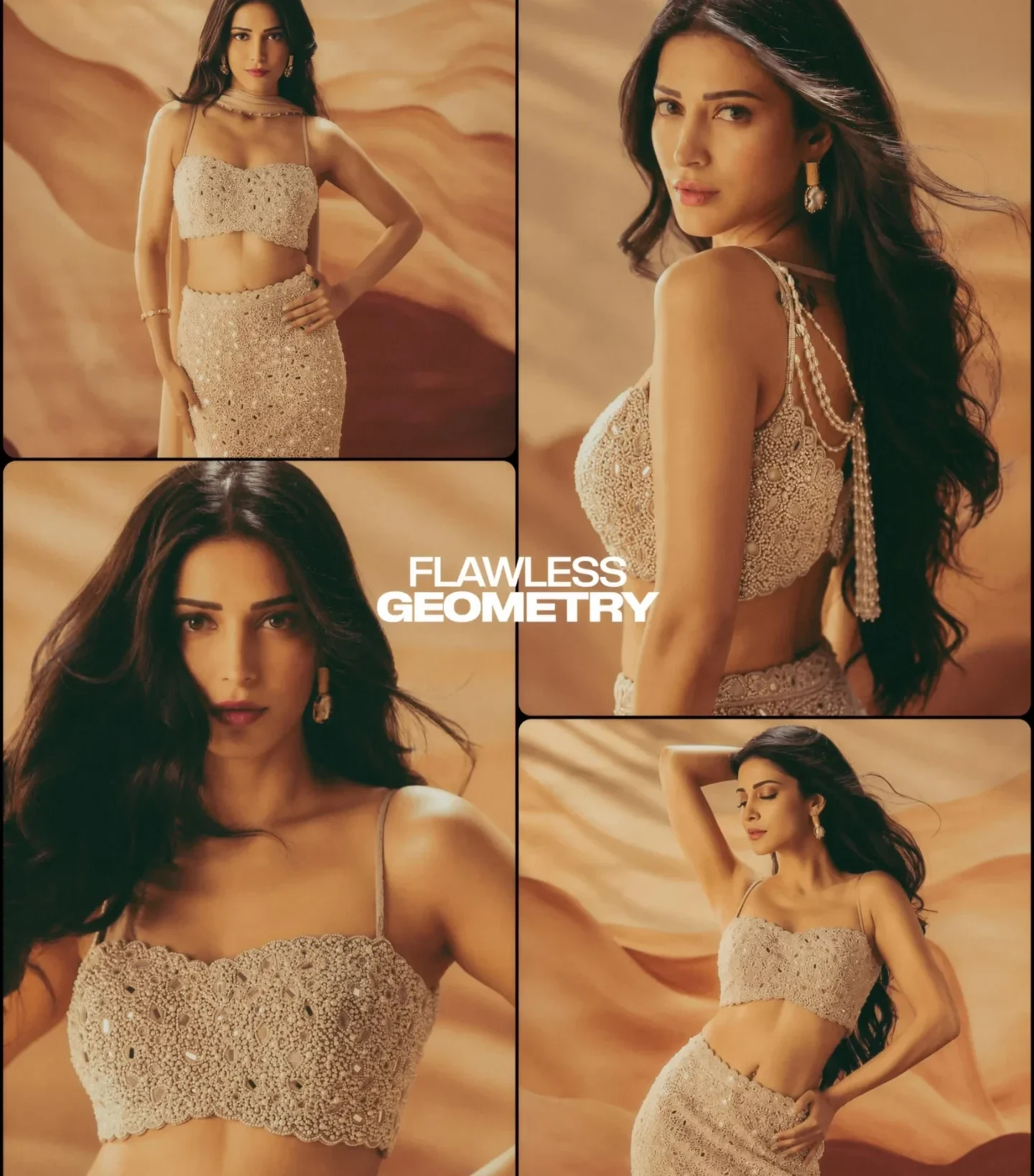 Shruti Haasan’s Flawless Geometry: The Secrets Behind Her Perfect Shape