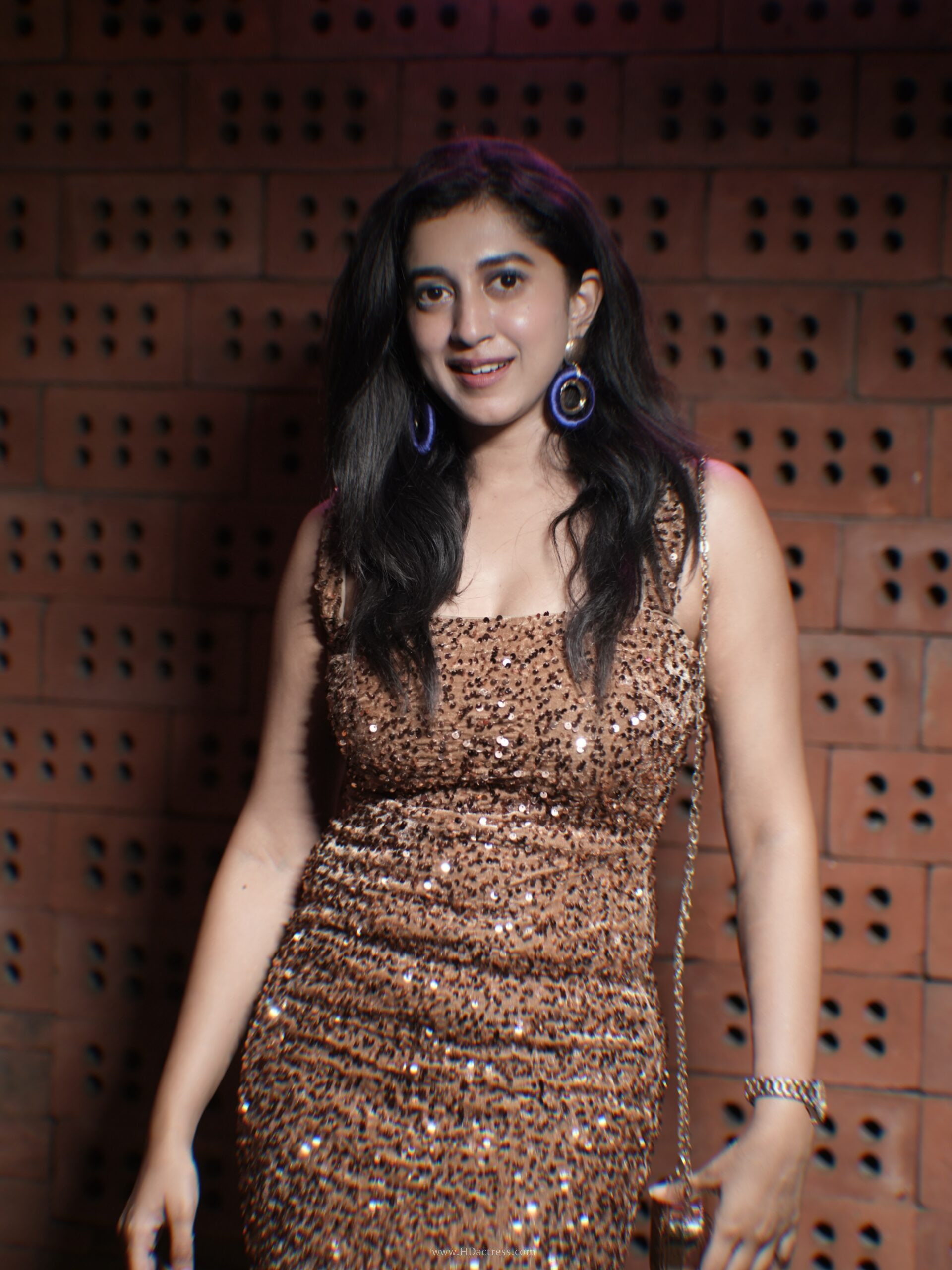 South actress Payal Chengappa showing off her gorgeous curves in a trendy viral mini dress look.