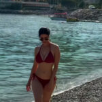 Vedhika bikini, Vedhika hot look, Vedhika beach style, Vedhika glamorous fashion, Vedhika chic style, celebrity bikini photos, Indian actress fashion, summer glamour, stylish actress, viral celebrity look