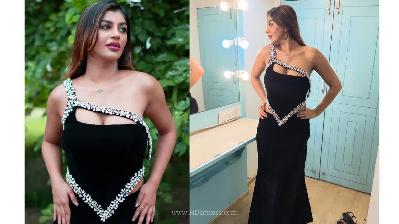 Yashika aannand’s daring fashion looks in one sided black top