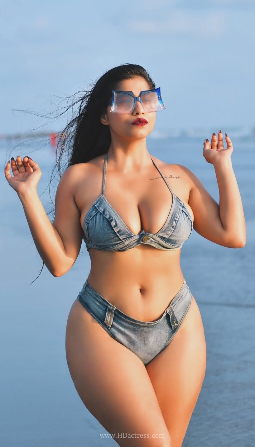 Pratika Sood Rocks the Denim Bikini Trend Like a Absolute Pro