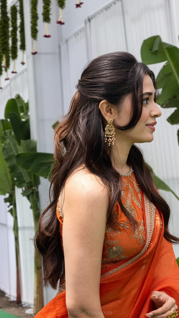 Krithi Shetty navel show in lehanga, Krithi Shetty traditional photoshoot, beautiful South Indian actress hot, Krithi Shetty belly button show, viral celebrity fashion trends