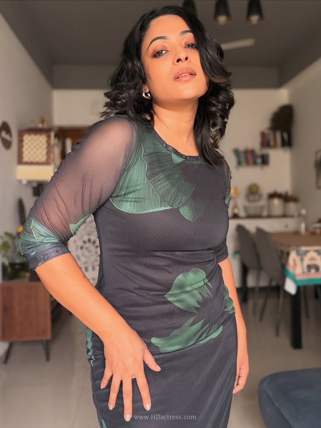 Absolutely Mesmerizing: Anjali Rao Bares Elegance in Sultry Sheer Mesh Outfit