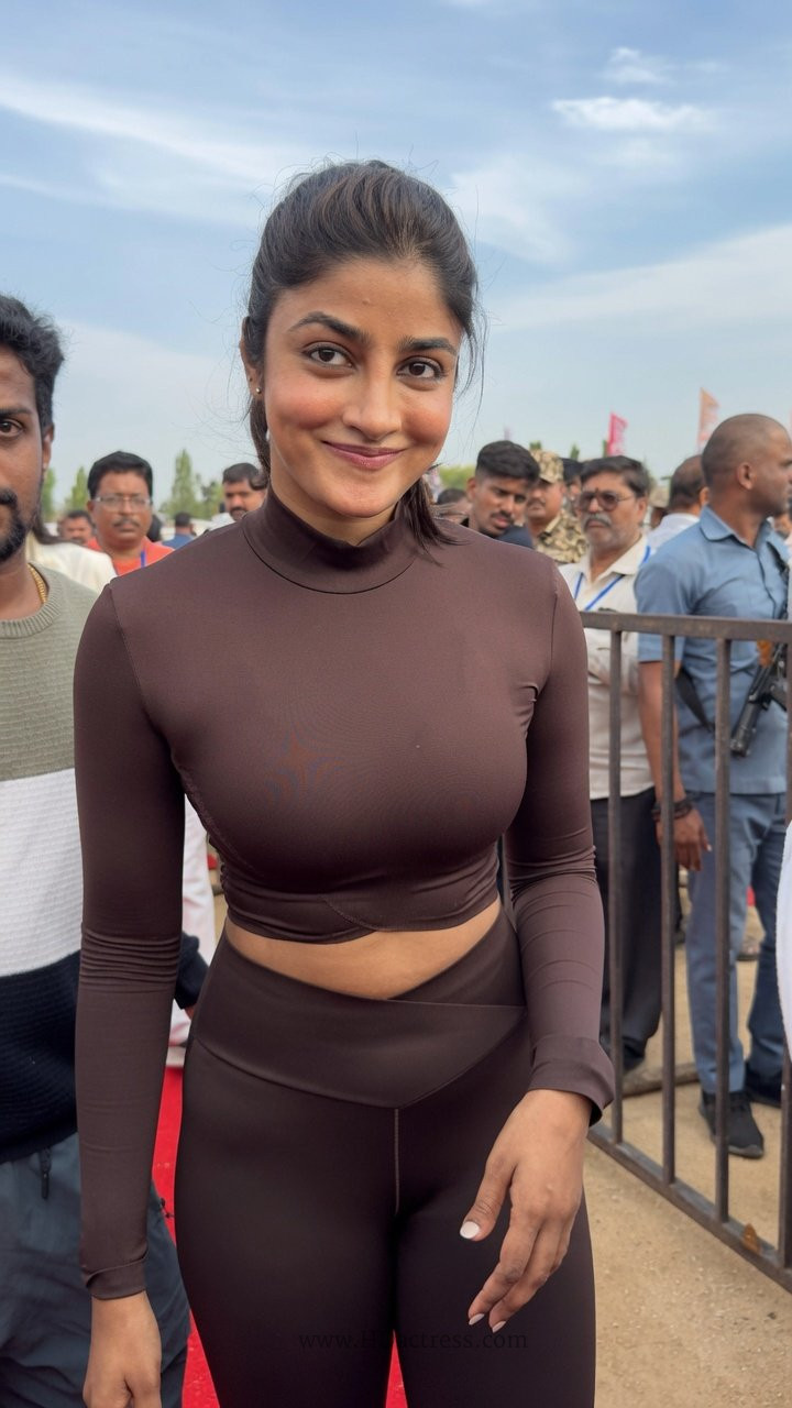 Dimple Hayathi, Yoga Day photos, Dimple Hayathi hot look, actress gym outfit, celebrity fitness curves, viral actress photos