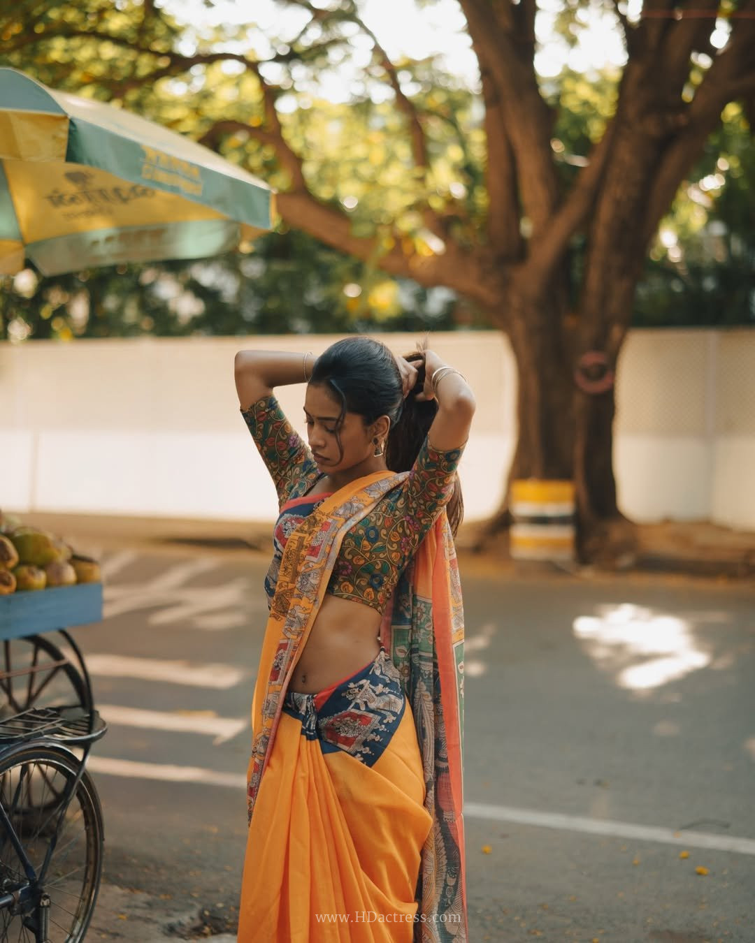 Abyukta Manikandan Redefines Elegance in  Saree Look