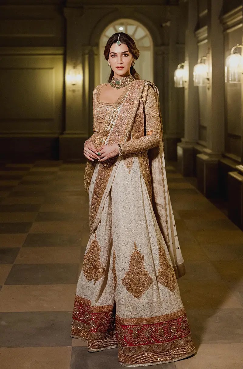 Kriti Sanon Photoshoot in Beautiful Ivory Chikankari Sahara Set - Image 2 Kriti Sanon Photoshoot in Beautiful Ivory Chikankari Sahara Set - Image 2