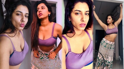 Vishnu Priya Bhimeneni, Vishnu Priya Bhimeneni lingerie, Vishnu Priya hot photoshoot, voluptuous lingerie photos, ultra-chic lingerie styles, unapologetically bold celebrity shoots, Telugu anchor viral photos