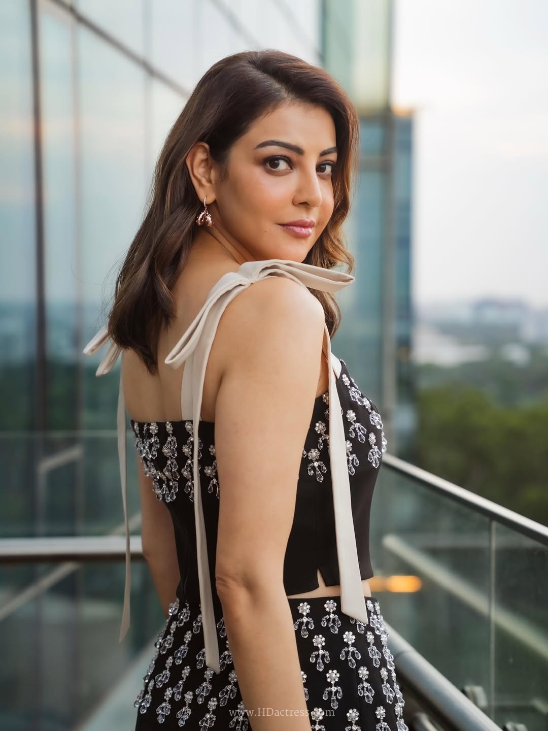 Kajal aggarwal stuns in chic monochrome outfit - Image 9 Kajal aggarwal stuns in chic monochrome outfit - Image 9