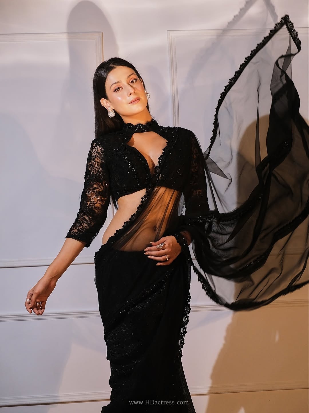 Isha malvia flaunts her curves in a plunging neckline blouse and saree.. - Image 2 Isha malvia flaunts her curves in a plunging neckline blouse and saree.. - Image 2