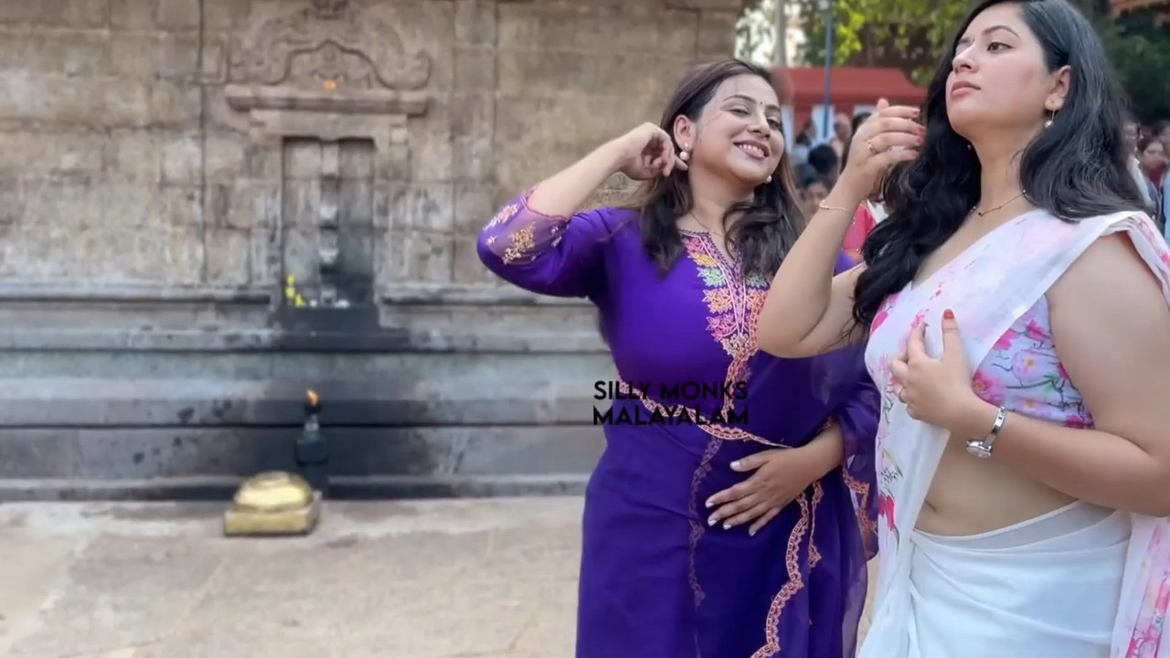 Ksudha Wide Tummy And Big Deep Open Navel Hole Anna Rajan Huge Tight Tits In Public Mp4 Snapshot 03