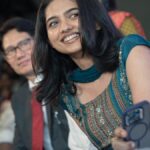 All excited #Jananayagan girl Mamitha Baiju seen very cute at Rajagiri Hospitals advanced cosmetic surgery launch. ❤️ #MamithaBaiju