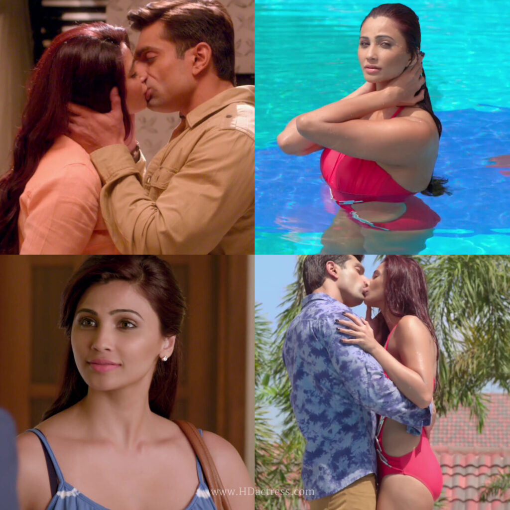 Daisy Shah Measurements: Body Stats: 36-25-36 inches | Bra Size: 34C Sensuous Pool Pictures Hot Wet Bikini Kiss Scenes