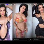 Flora Saini Posing In An Exclusive Photoshoot For Her Premium Instagram Subscription Feed
