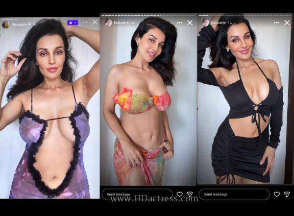 Flora Saini Posing In An Exclusive Photoshoot For Her Premium Instagram Subscription Feed