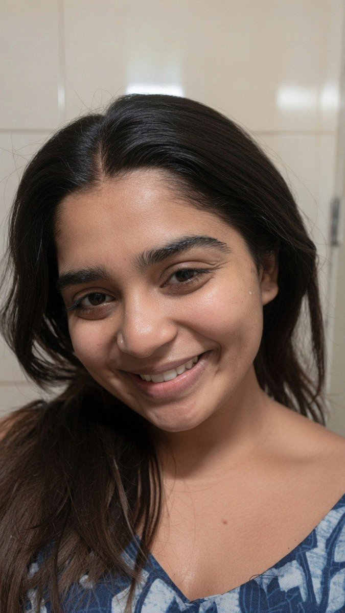 Gouri Kishan shares a get unready with her series to show how her makeup cleansing works. She is just cute both on and off makeup. ❤️ #GouriKishan