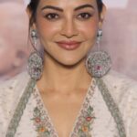 Kajal Aggarwal made a gorgeous appearance for a movie premiere. ❤️ #KajalAggarwal