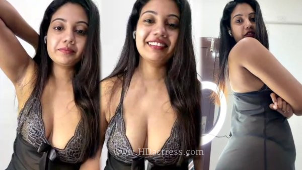 Mallu Influencer Purple Halcyon Exclusive Fashion Photo