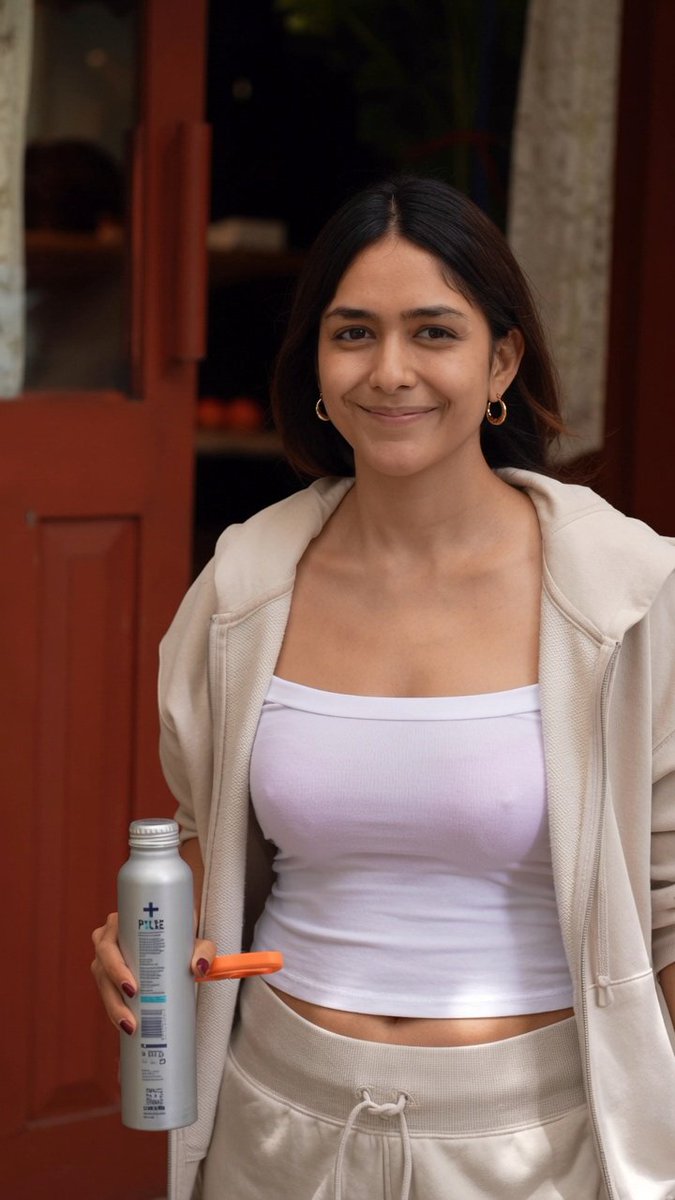 Mrunal caught with her cuteness in some quick snaps by the cameras of Mumbai. ❤️ #MrunalThakur