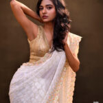 Neethu Gowda Latest White Saree Pics