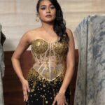 Samyuktha Viswanathan setting her style statement with wrapped in complete elegance. ❤️ #SamyukthaViswanathan