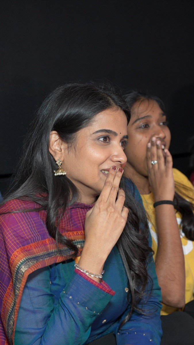 Sri Gouri Priya is seen happy and very excited on the premiere show of her latest #ChennaiLoveStory. ❤️ #SriGouriPriya