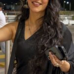 Stunning F09fa4a9 Shruti Haasan Snapped At Airport In Beautiful Black Sareee29ca8f09f96a4 Shruti Shrutihaasan