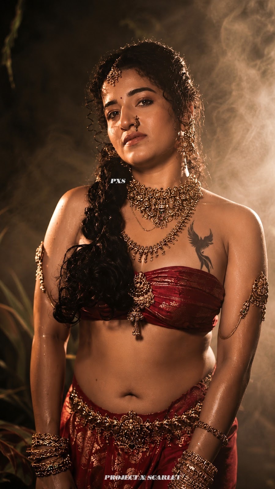 Vijay tv fame kemy latest photoshoot in traditional wet saree like outfit.. - Image 5 Kemy flaunts her midriff gracefully