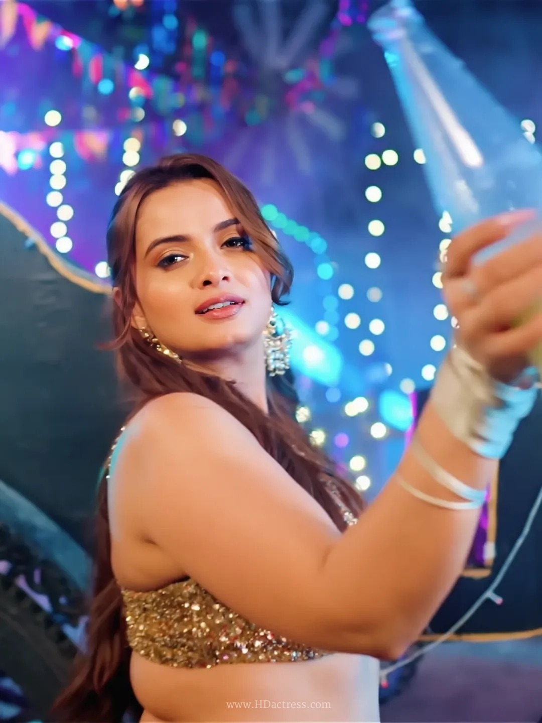 Neelam Giri gorgeous dance performance photos in glittering gold lehanga choli.. - Image 5 Neelam giri stills