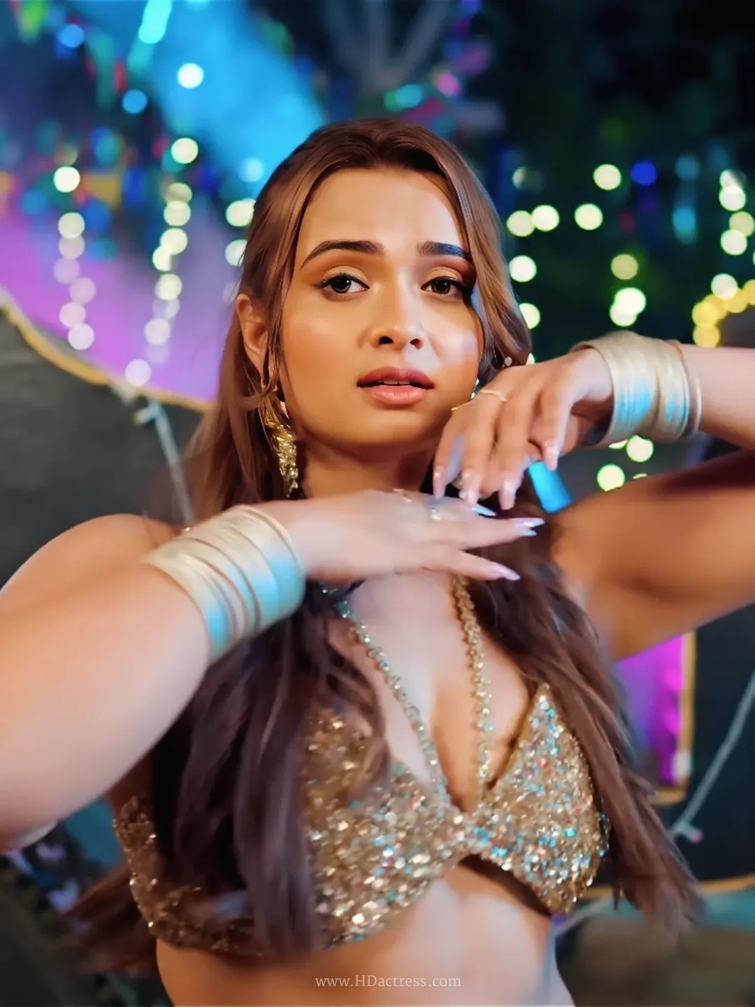 Neelam Giri gorgeous dance performance photos in glittering gold lehanga choli.. - Image 14 Neelam Giri gorgeous dance performance photos in glittering gold lehanga choli.. - Image 14