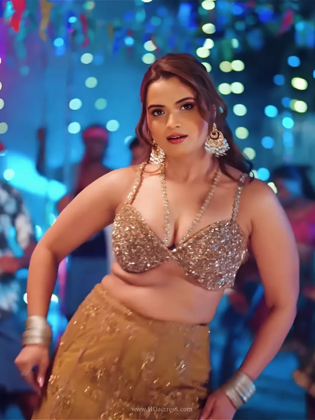 Neelam Giri gorgeous dance performance photos in glittering gold lehanga choli.. - Image 17 Neelam Giri gorgeous dance performance photos in glittering gold lehanga choli.. - Image 17