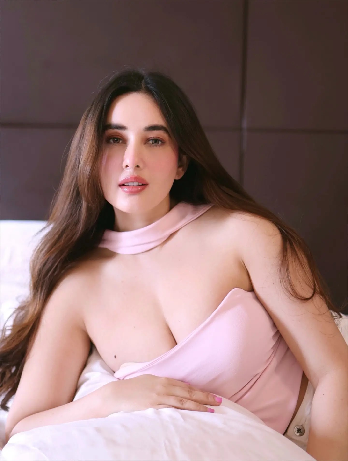 Aditi Budhathoki Stills In Beautiful Pink Top - Image 1