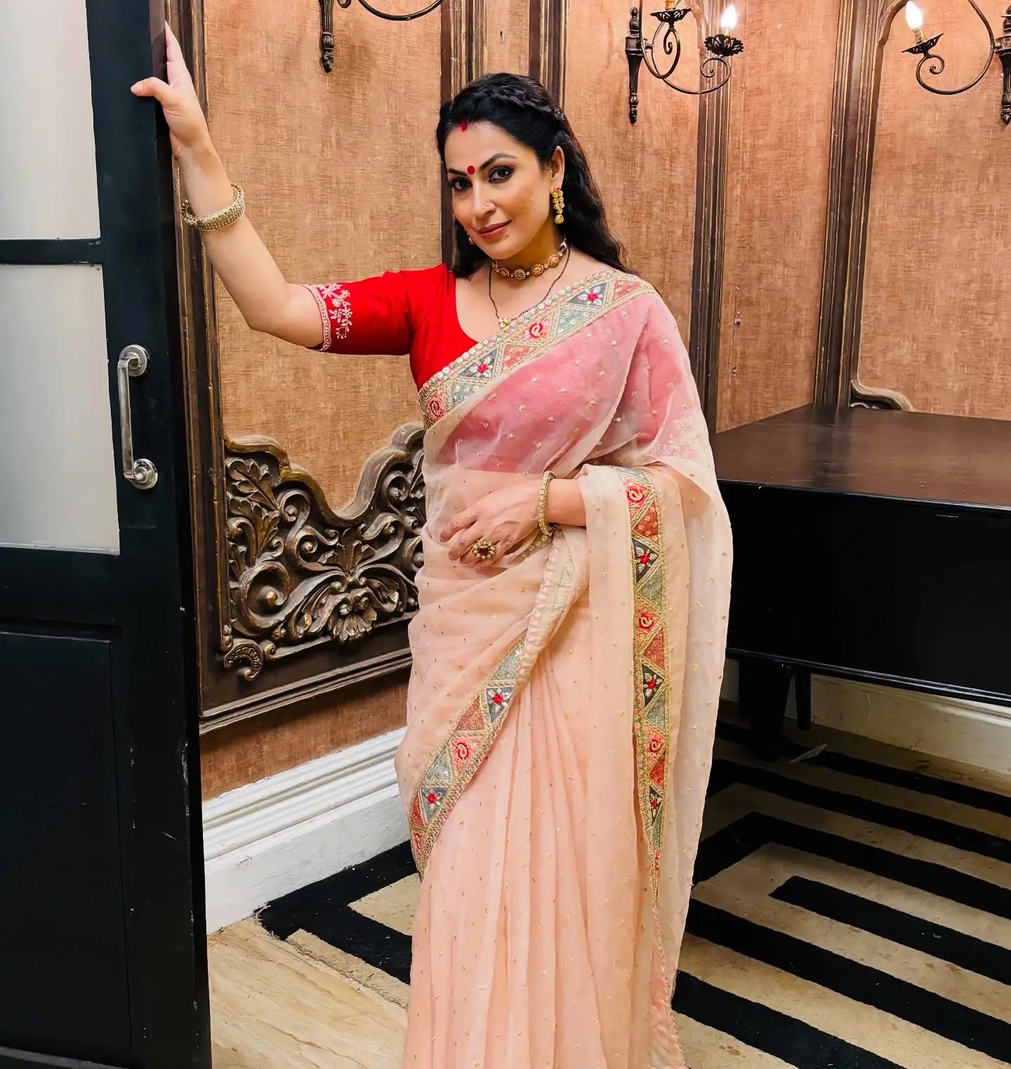 Ethnic Glam Rashika Matharu Shines in Traditional Ensemble