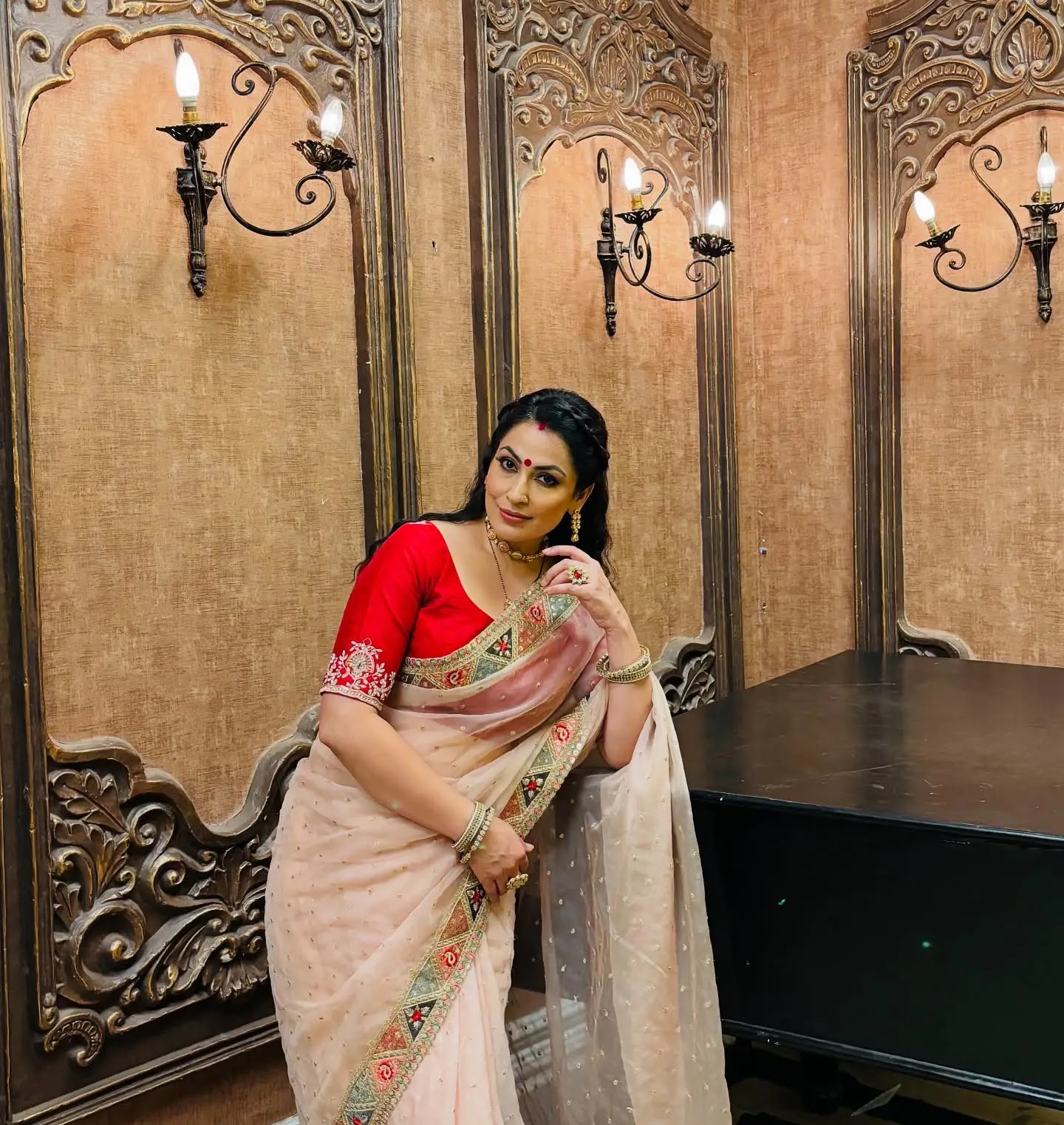 Ethnic Glam Rashika Matharu Shines in Traditional Ensemble - Image 8 Ethnic Glam Rashika Matharu Shines in Traditional Ensemble - Image 8