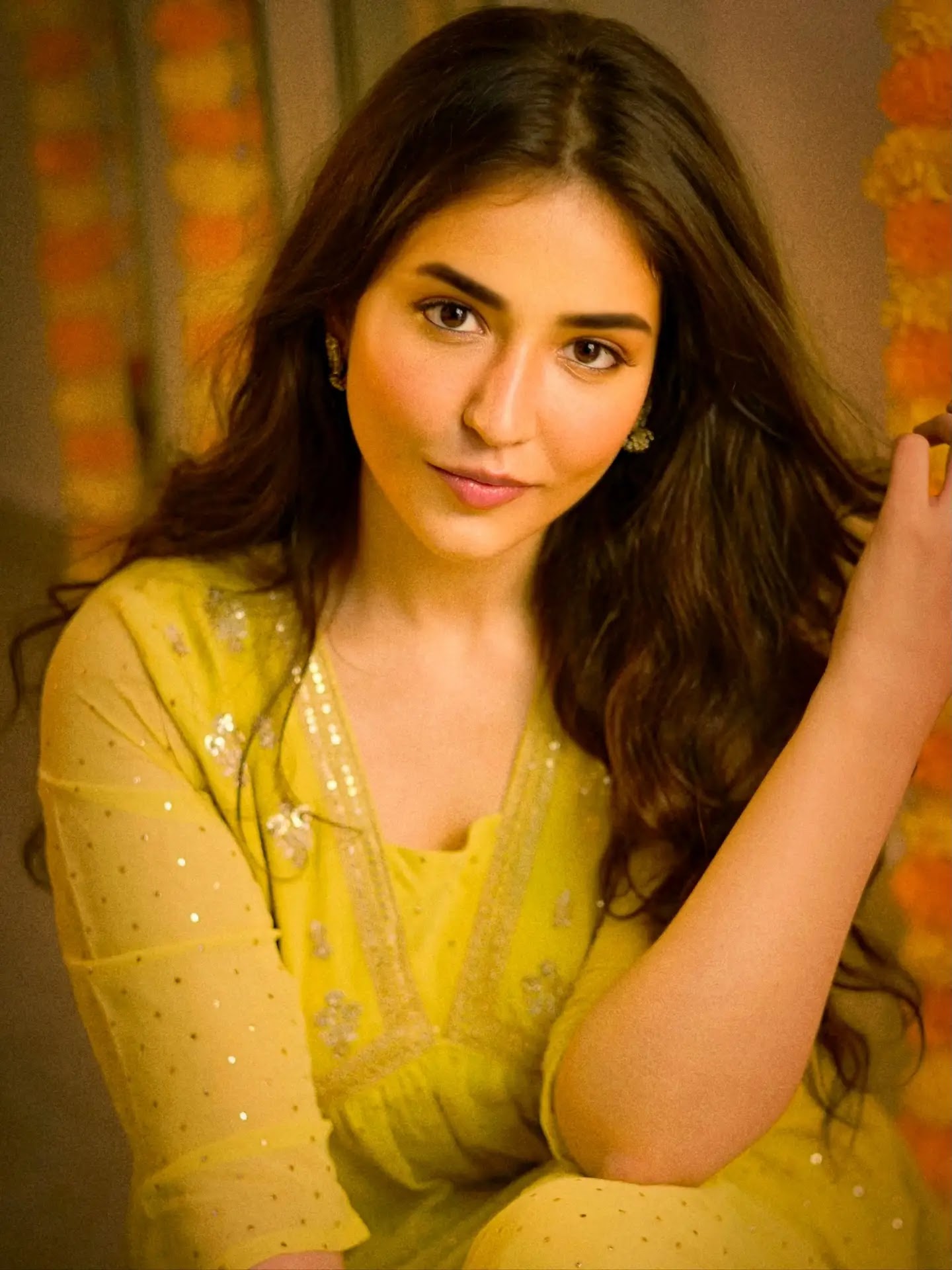 Priyanka Jawalkar In Indian Traditional Green Dress