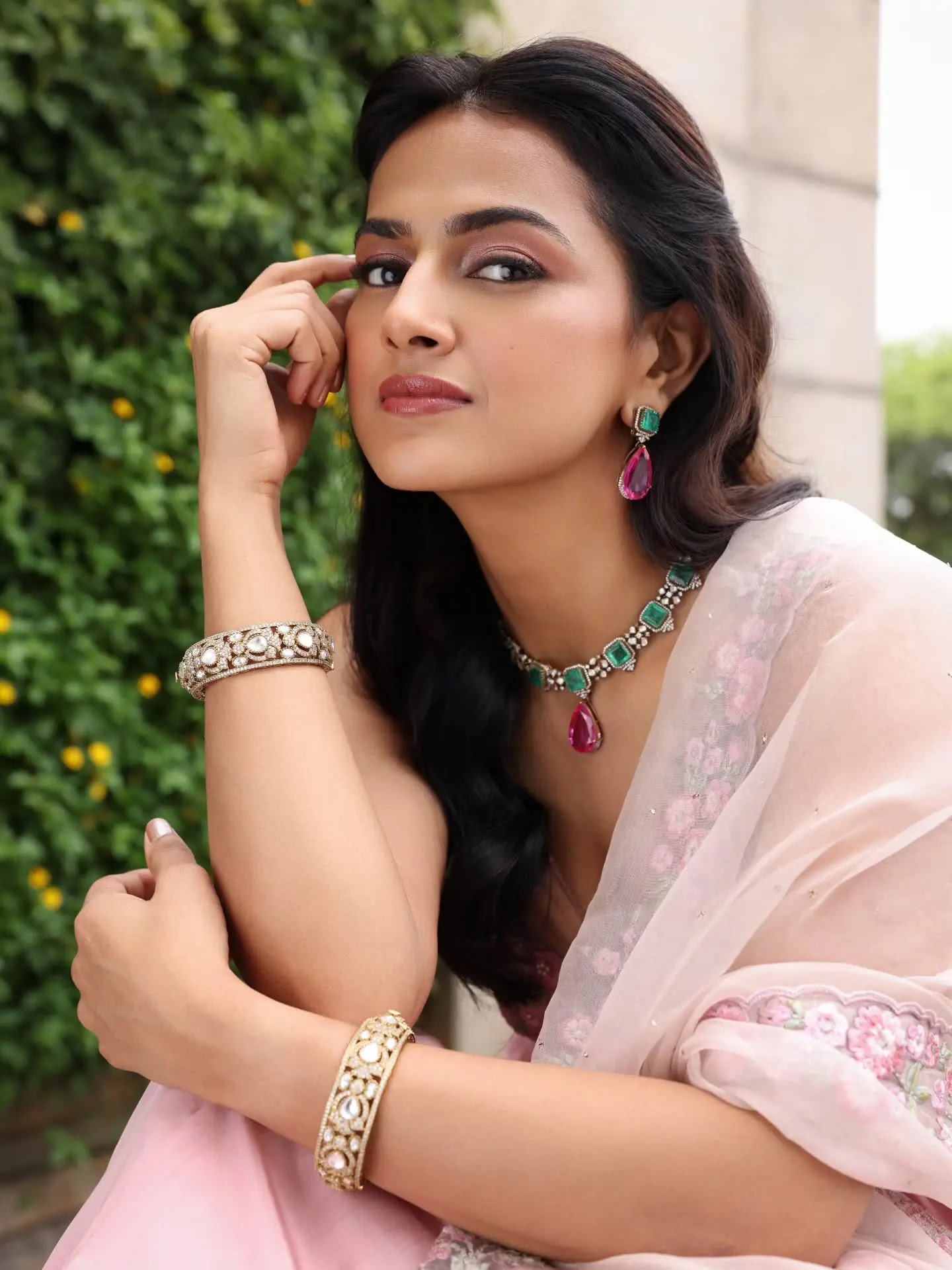 Shraddha Srinath Photos in Pink Lehenga Choli - Image 5 Shraddha Srinath Photos in Pink Lehenga Choli - Image 5