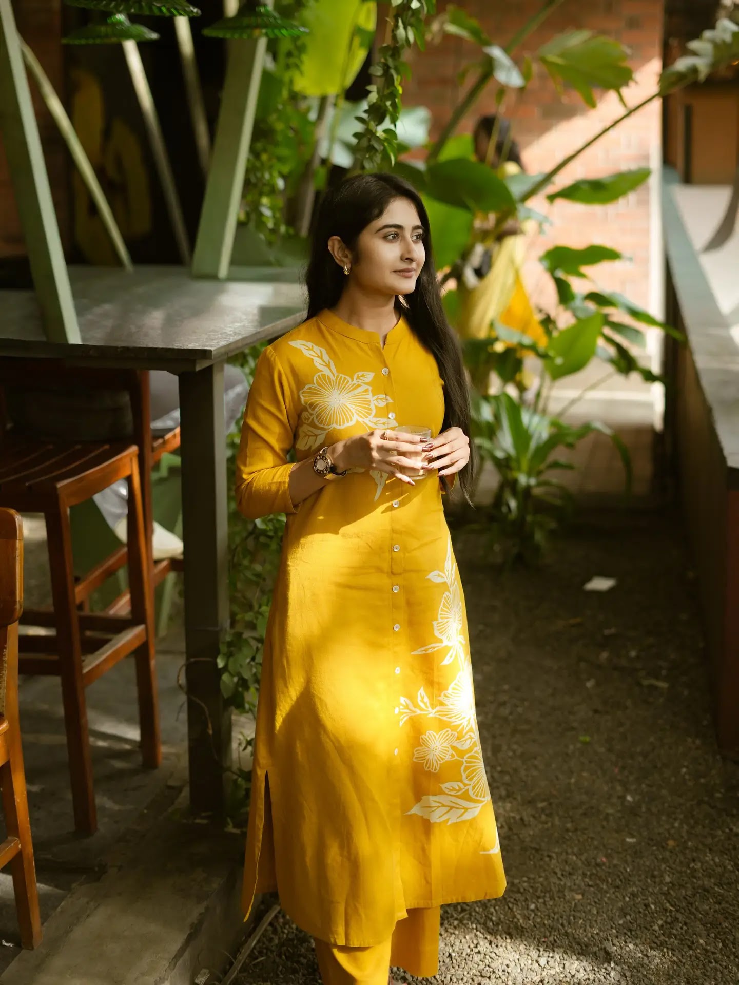 Telugu TV Actress Krishna Priya Nair Stills In Yellow Dress - Image 3 Telugu TV Actress Krishna Priya Nair Stills In Yellow Dress - Image 3
