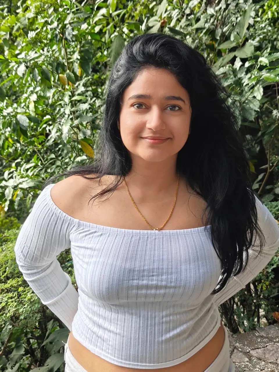Tollywood Actress Poonam Bajwa In White Top Short - Image 5 Tollywood Actress Poonam Bajwa In White Top Short - Image 5