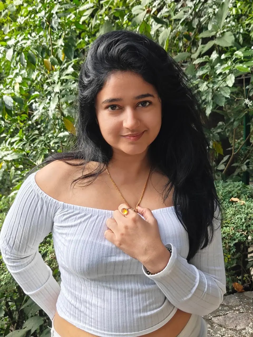 Tollywood Actress Poonam Bajwa In White Top Short - Image 2 Tollywood Actress Poonam Bajwa In White Top Short - Image 2