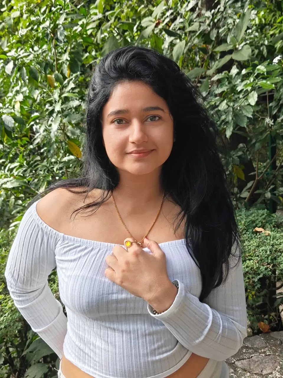 Tollywood Actress Poonam Bajwa In White Top Short - Image 4 Tollywood Actress Poonam Bajwa In White Top Short - Image 4