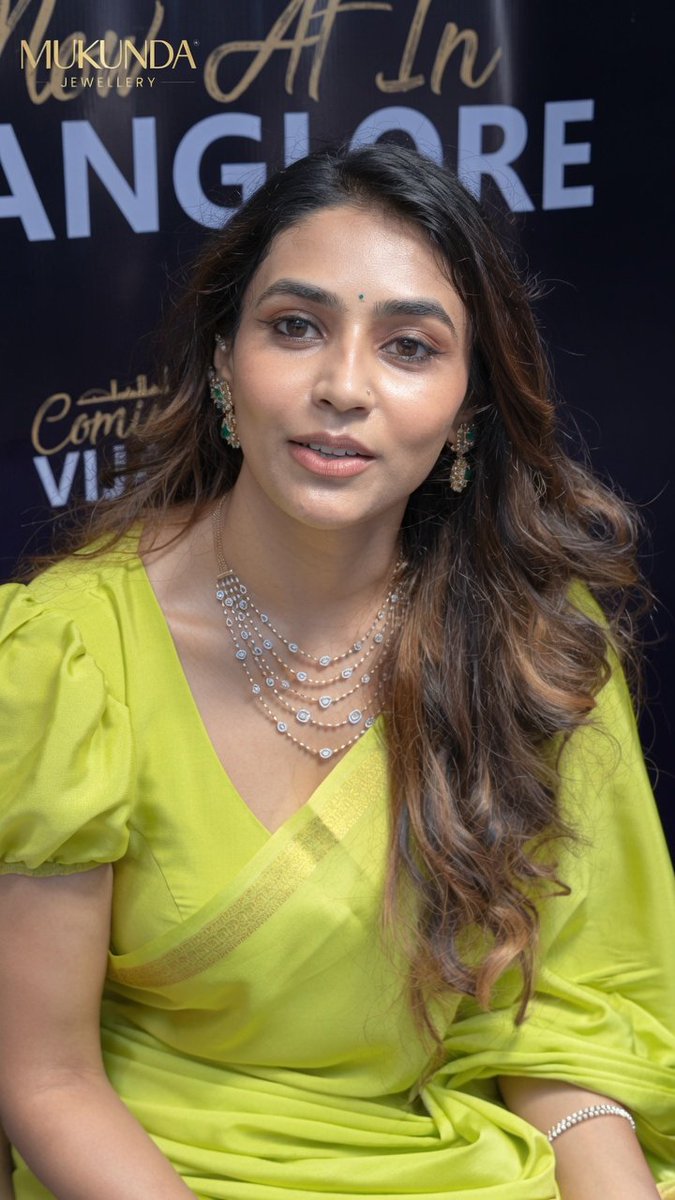 Sapthaami Gowda hits the spotlight with her glow at a Jewellery store launch in Bengaluru. ❤️ #SapthamiGowda