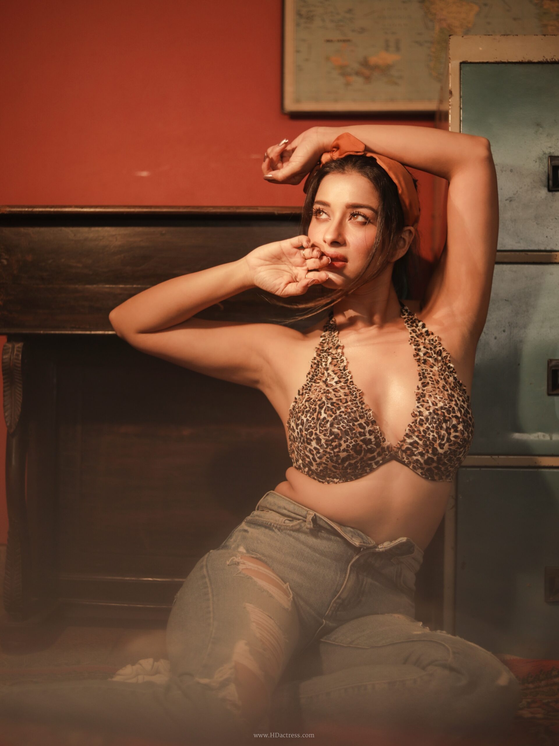 Nyrraa M Banerji armpit show in bikini