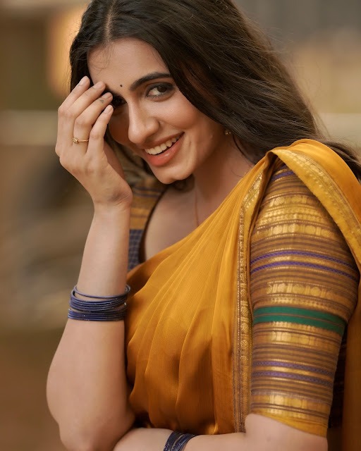 Maanasa Choudhary Latest Half Saree Images
